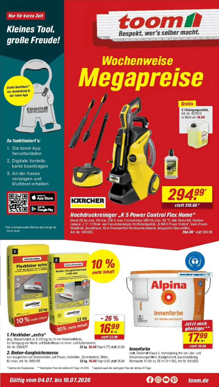 Toom Prospekt ab 04.07.2026