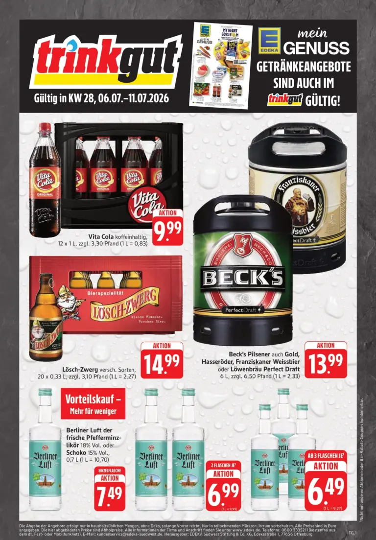 Trinkgut Prospekt ab 06.07.2026