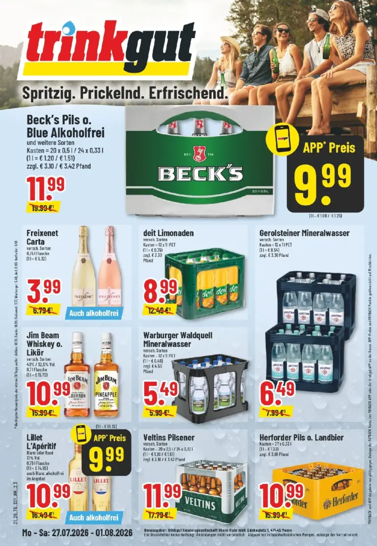Trinkgut Prospekt ab 27.07.2026