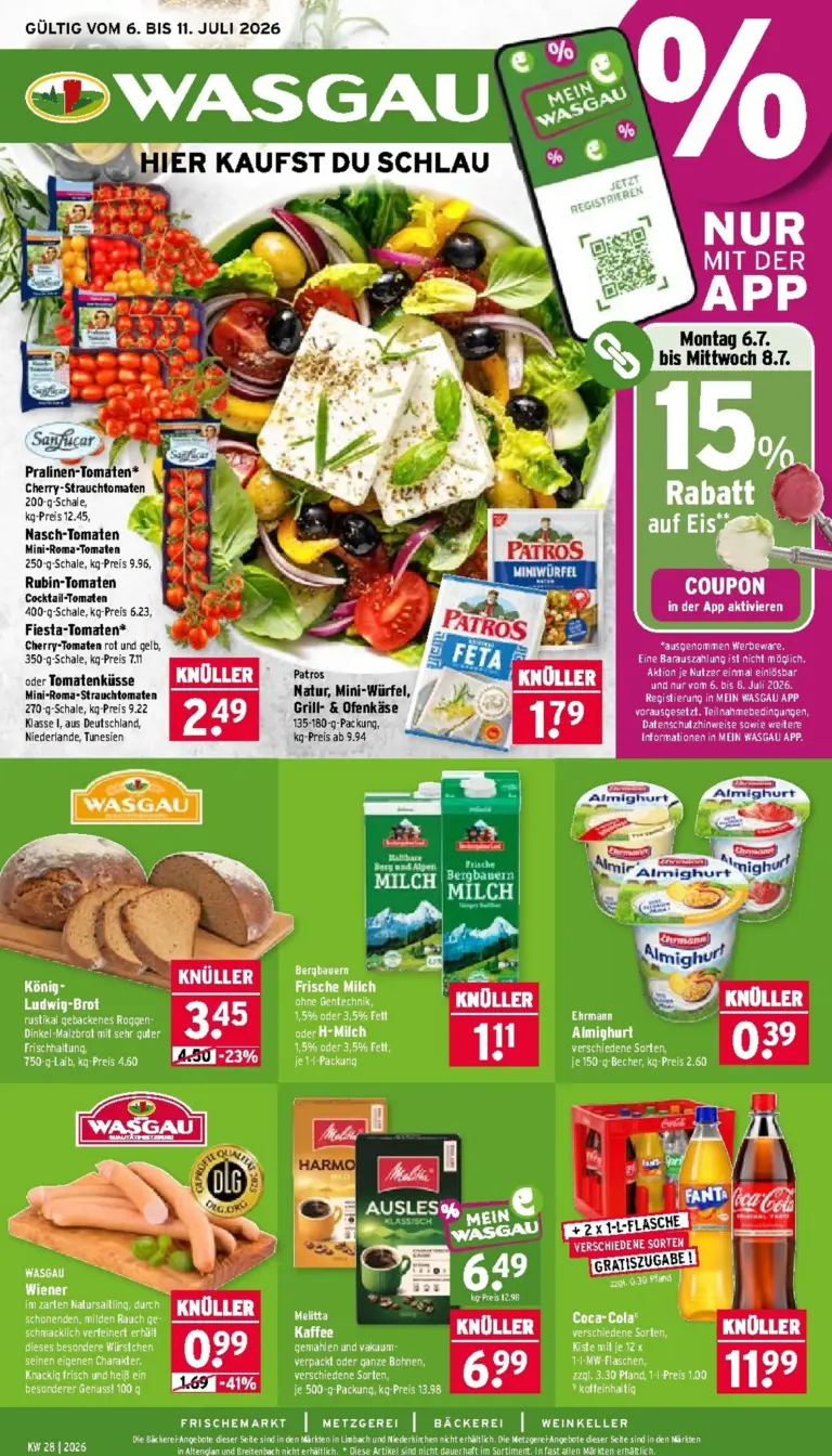 Wasgau Prospekt ab 06.07.2026