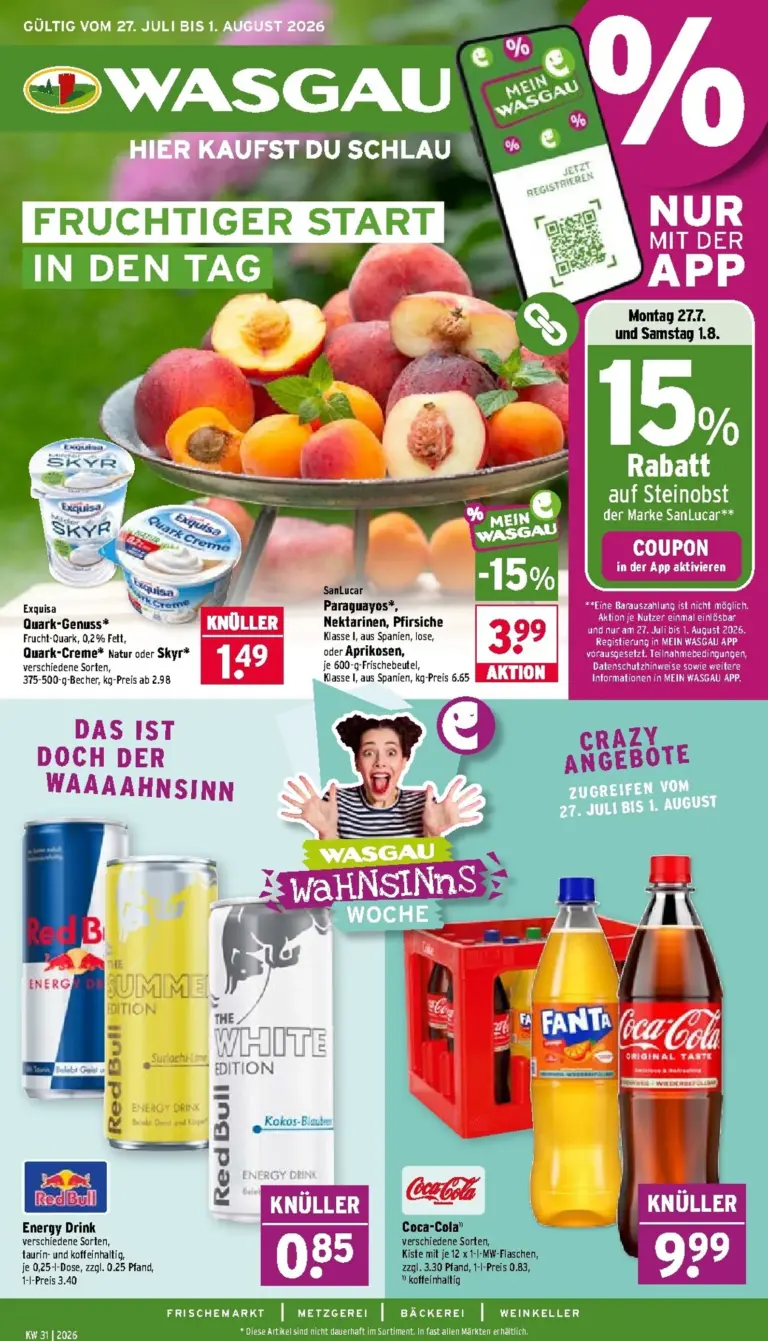 Wasgau Prospekt ab 27.07.2026