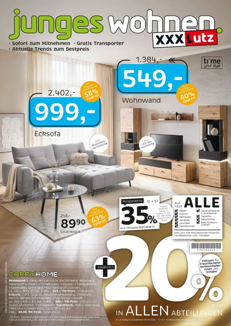 XXXLutz Prospekt ab 25.07.2026