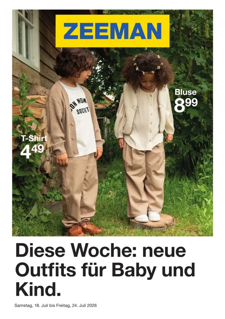 Zeeman Prospekt ab 18.07.2026
