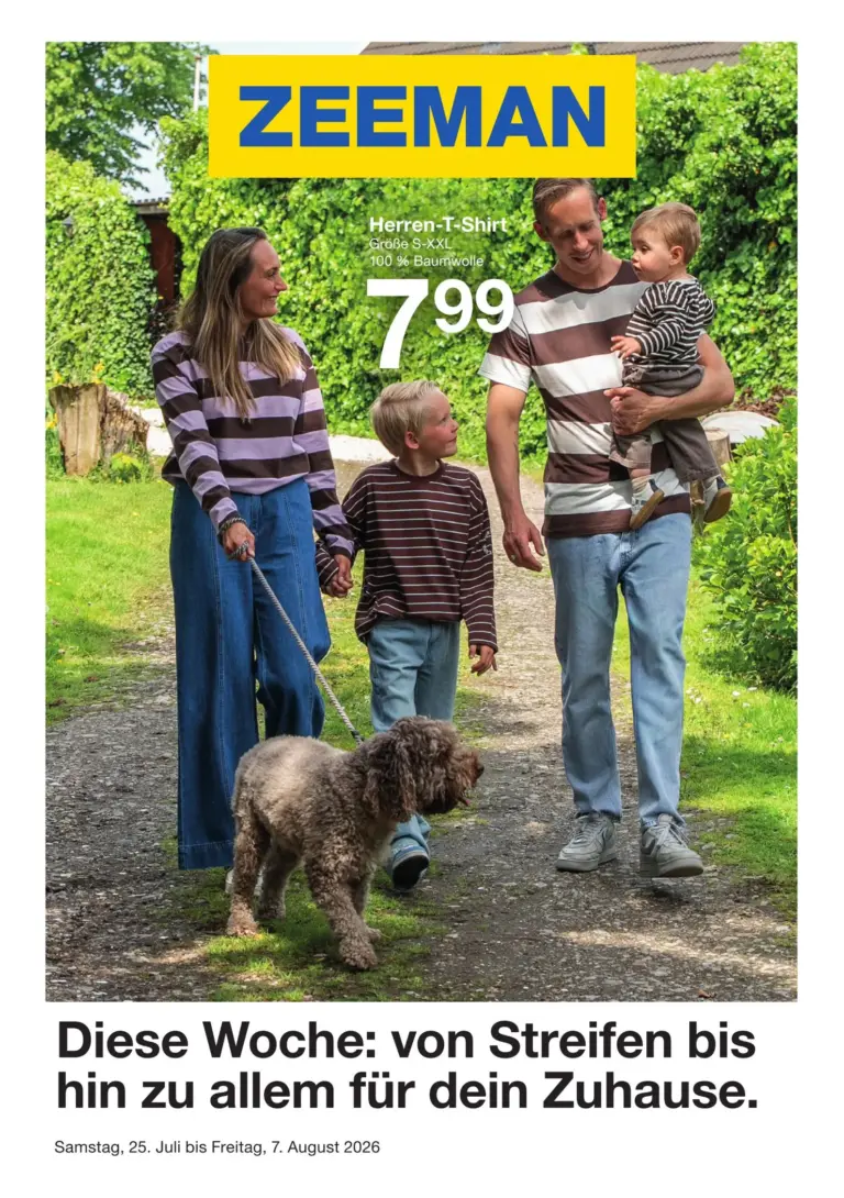 Zeeman Prospekt ab 25.07.2026