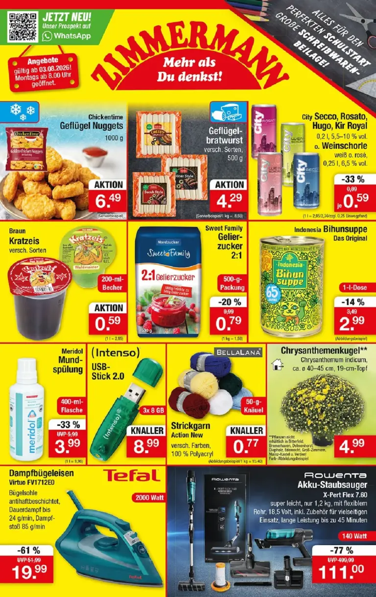 Zimmermann Prospekt ab 03.08.2026