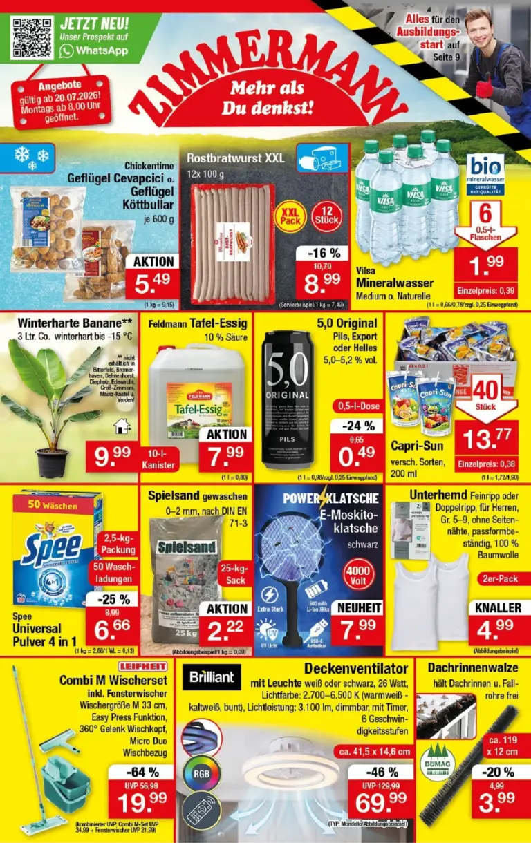 Zimmermann Prospekt ab 20.07.2026
