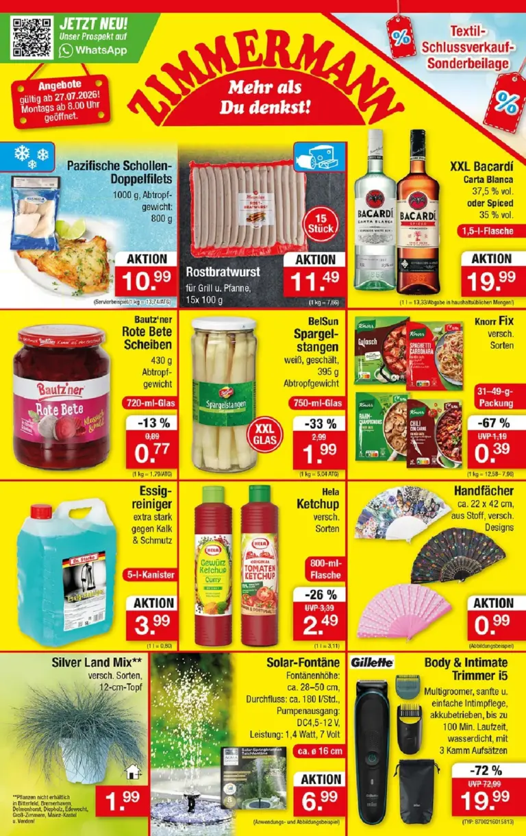 Zimmermann Prospekt ab 27.07.2026