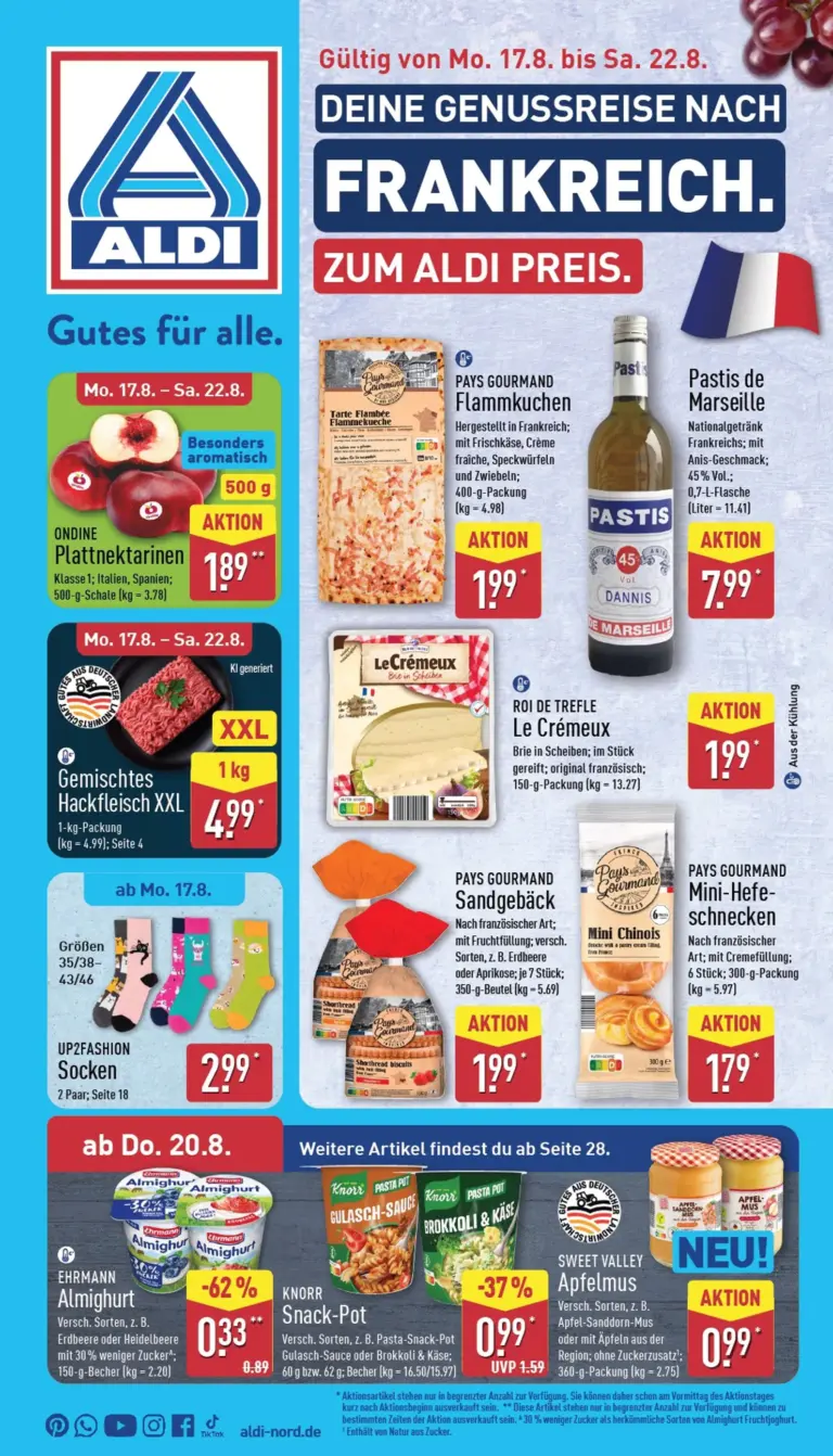 Aldi Nord Prospekt ab 17.08.2026