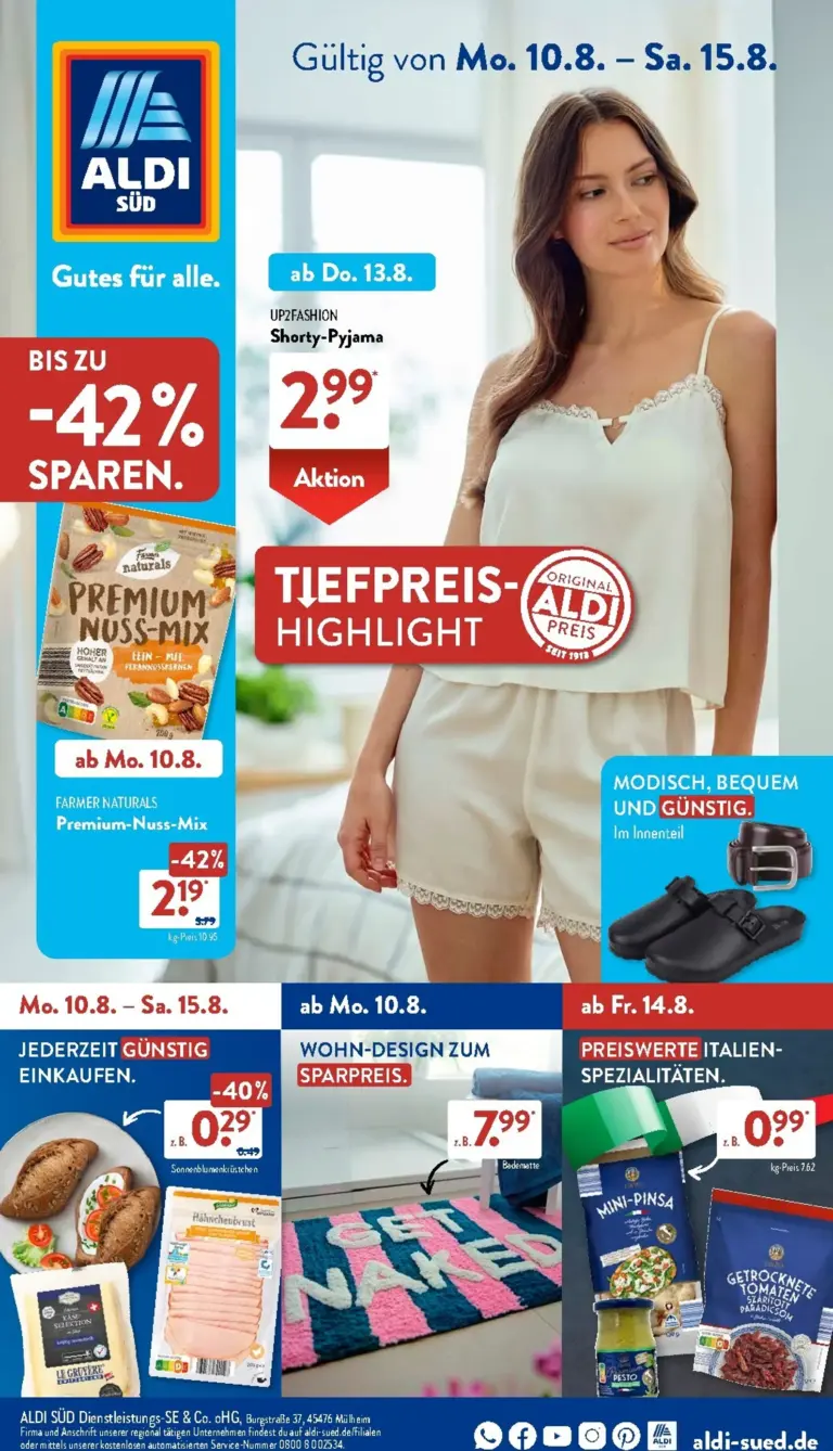 Aldi Süd Prospekt ab 10.08.2026