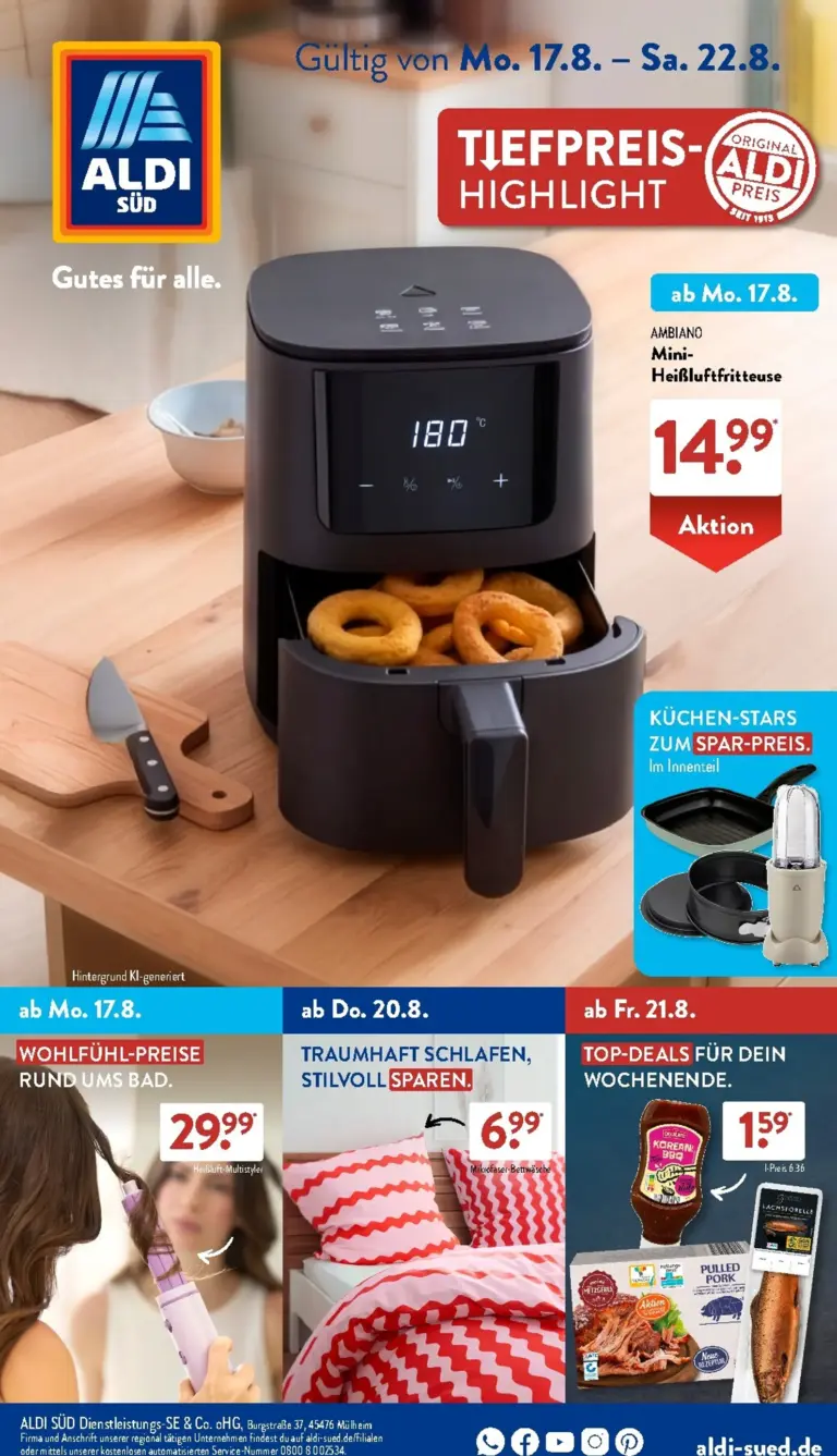 Aldi Süd Prospekt ab 17.08.2026