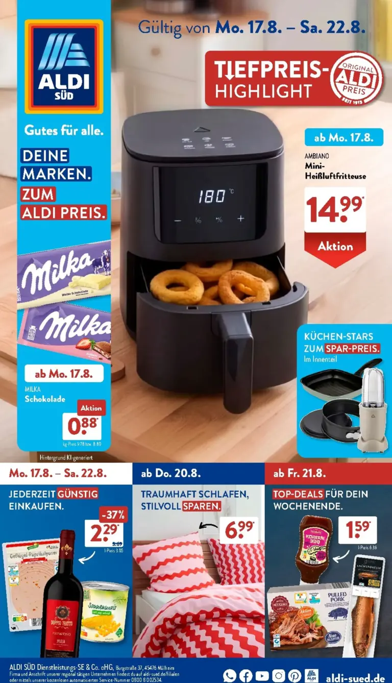 Aldi Süd Prospekt ab 17.08.2026
