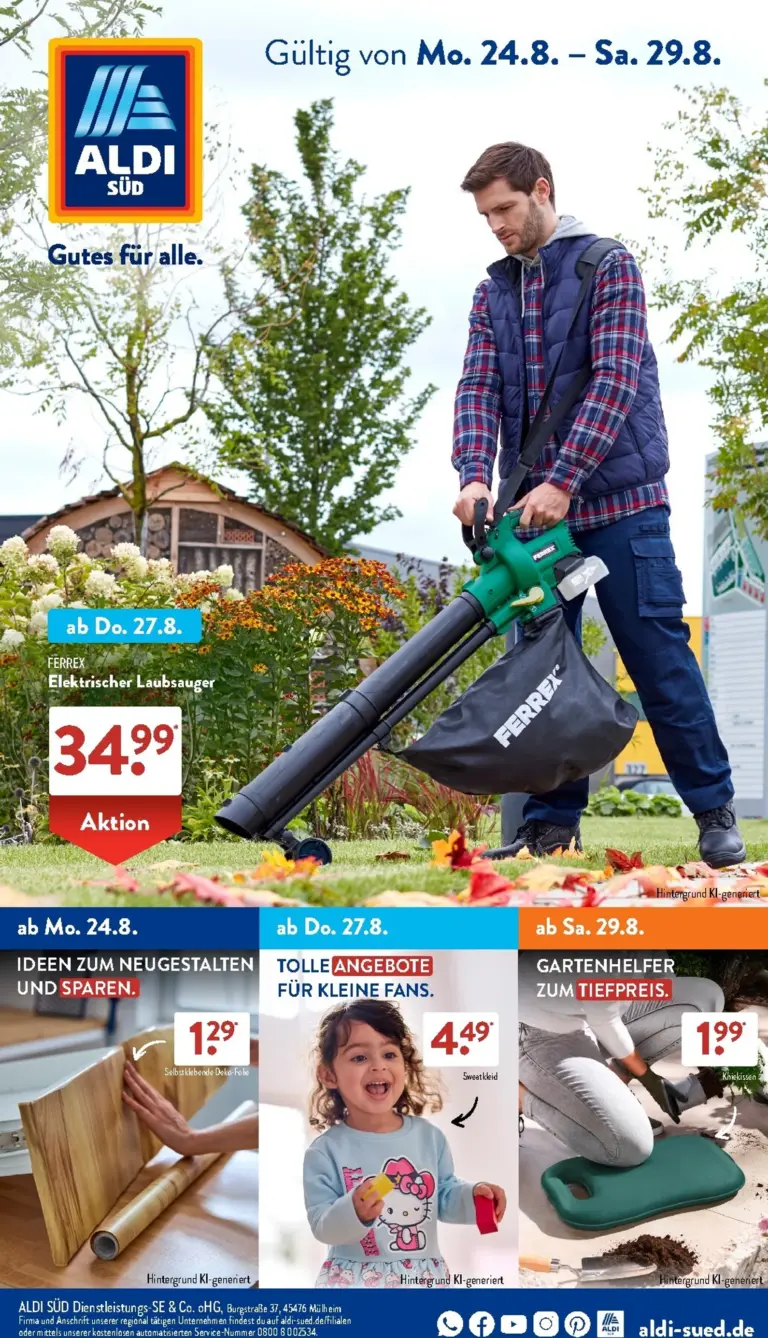 Aldi Süd Prospekt ab 24.08.2026