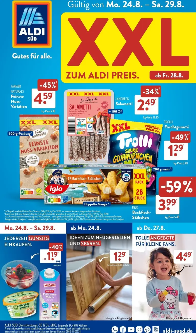 Aldi Süd Prospekt ab 24.08.2026