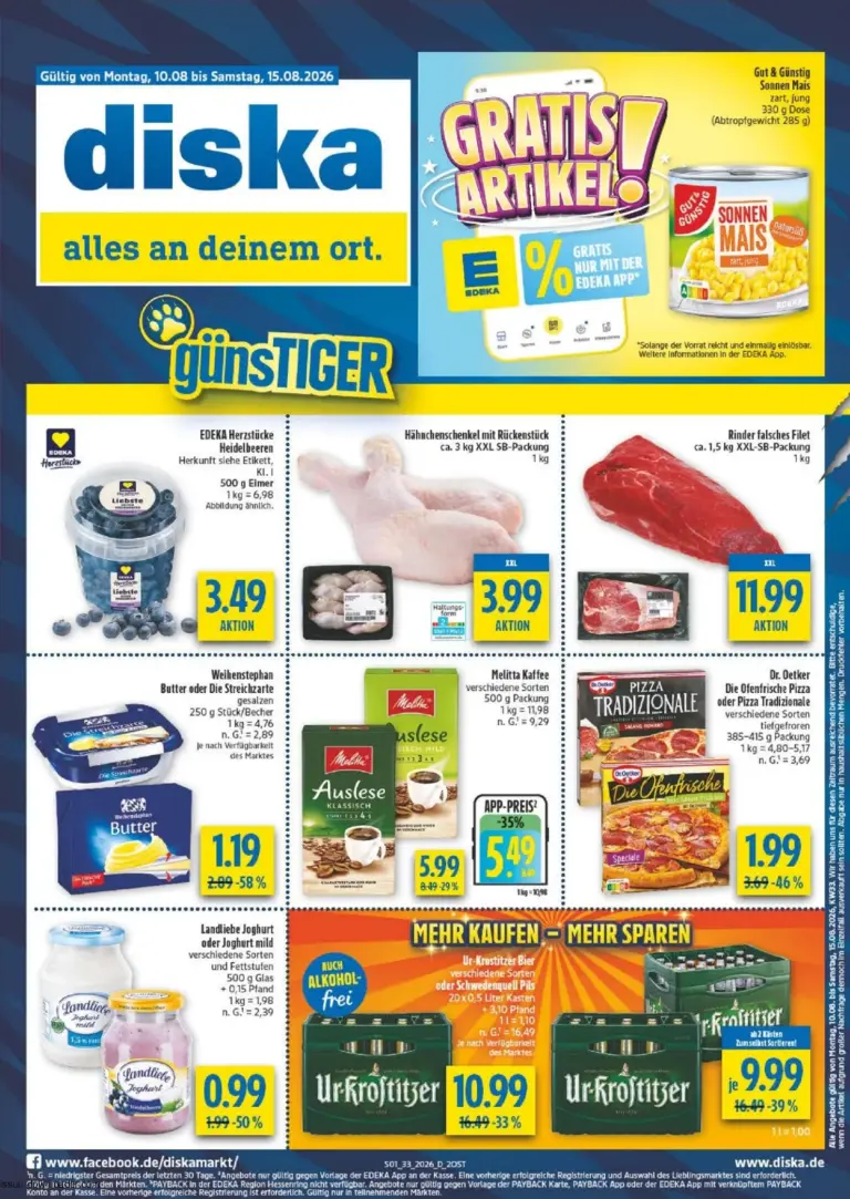 Diska Prospekt ab 10.08.2026