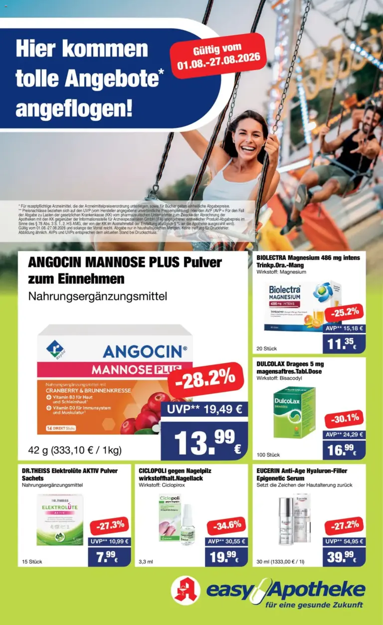 Easy Apotheke Prospekt ab 01.08.2026