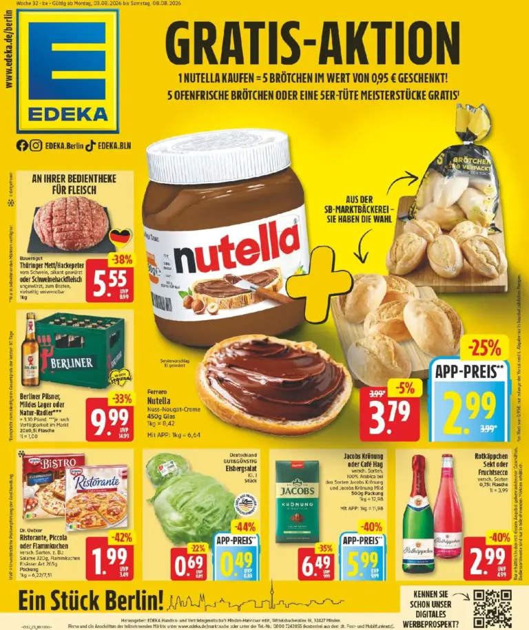 EDEKA Prospekt ab 03.08.2026