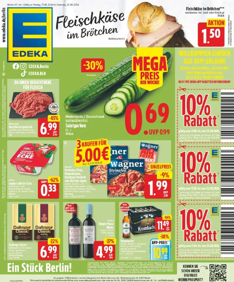 EDEKA Prospekt ab 17.08.2026