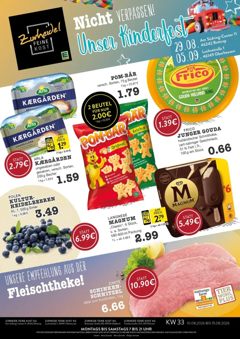 Edeka Zurheide Prospekt ab 10.08.2026