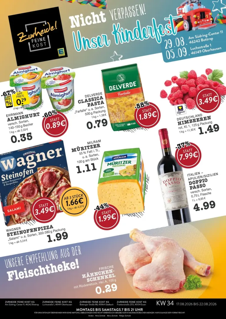 Edeka Zurheide Prospekt ab 17.08.2026