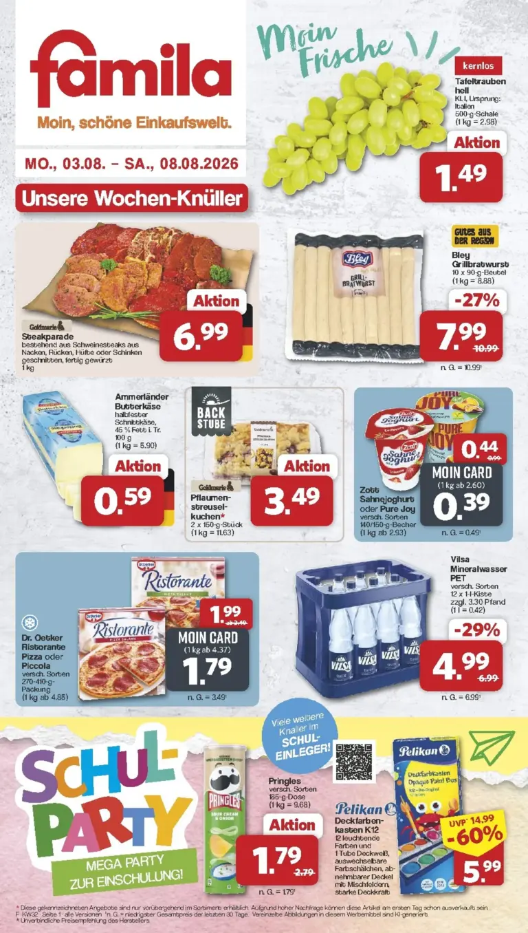 Famila Nordwest Prospekt ab 03.08.2026