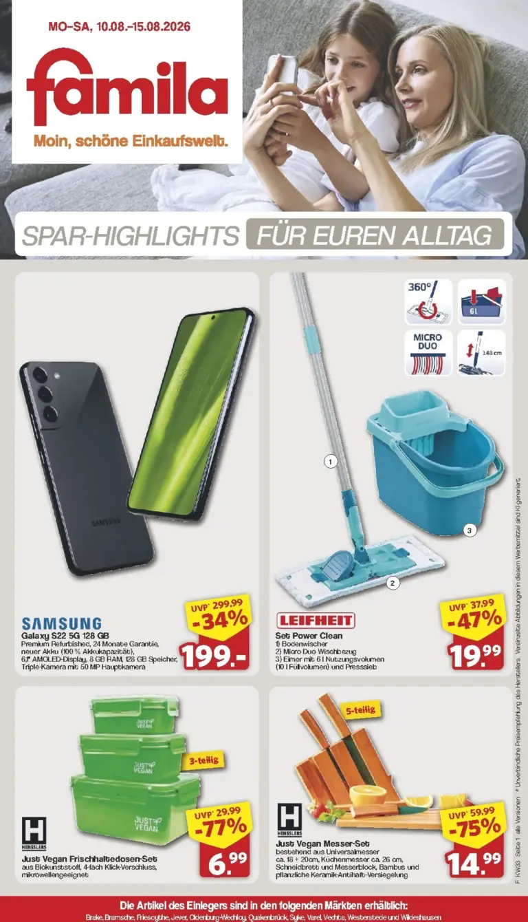 Famila Nordwest Prospekt ab 10.08.2026