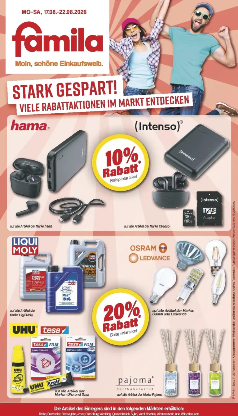 Famila Nordwest Prospekt ab 17.08.2026