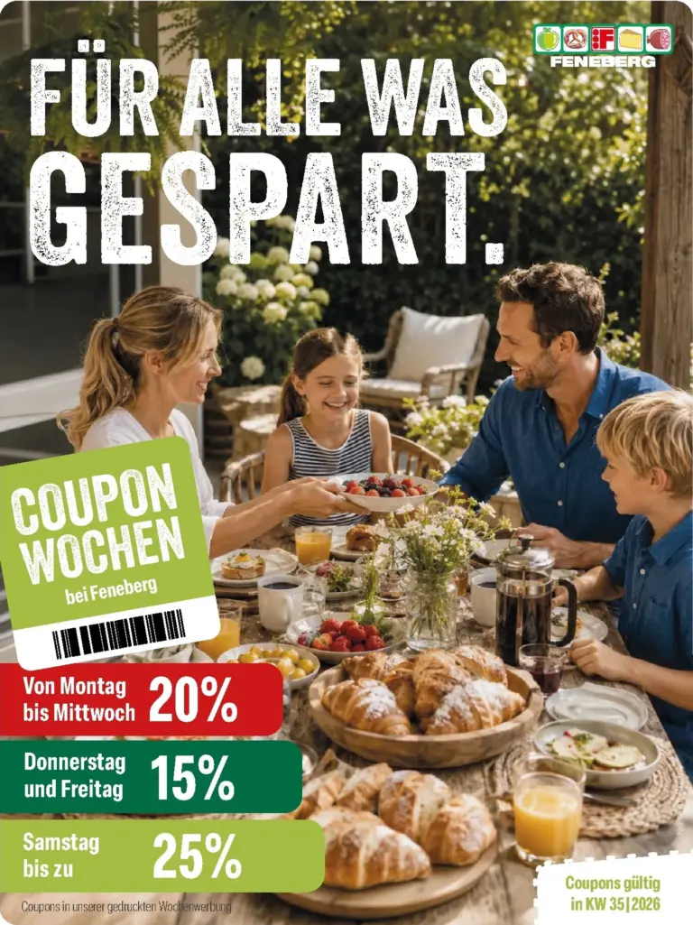 Feneberg Prospekt ab 24.08.2026