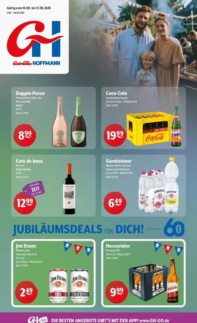 Getränke Hoffmann Prospekt ab 10.08.2026