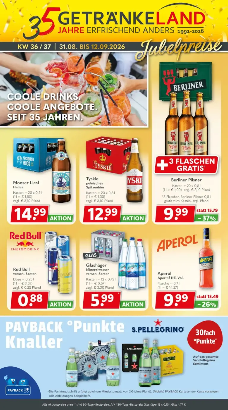 Getränkeland Prospekt ab 31.08.2026