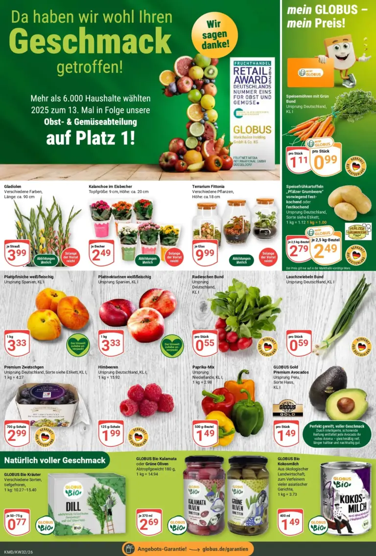 Globus Prospekt ab 03.08.2026