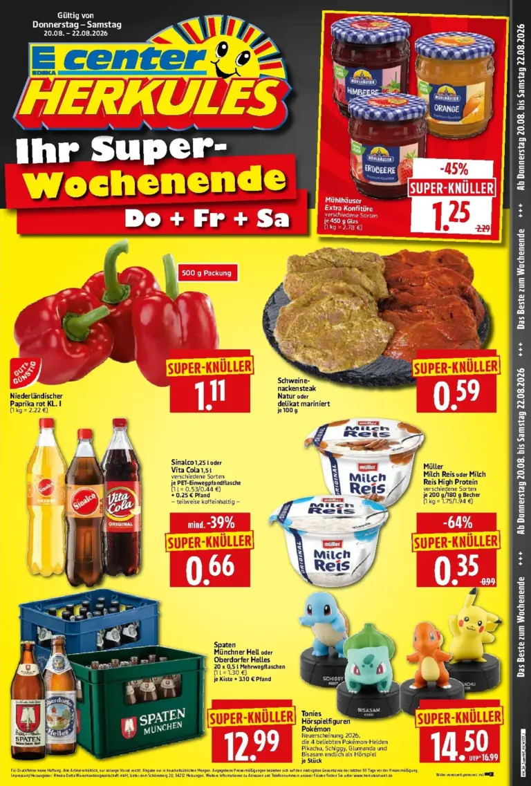 Herkules Prospekt ab 20.08.2026