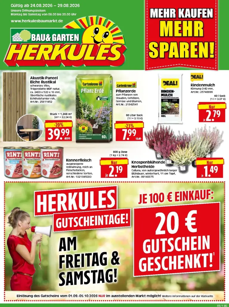 Herkules Prospekt ab 24.08.2026