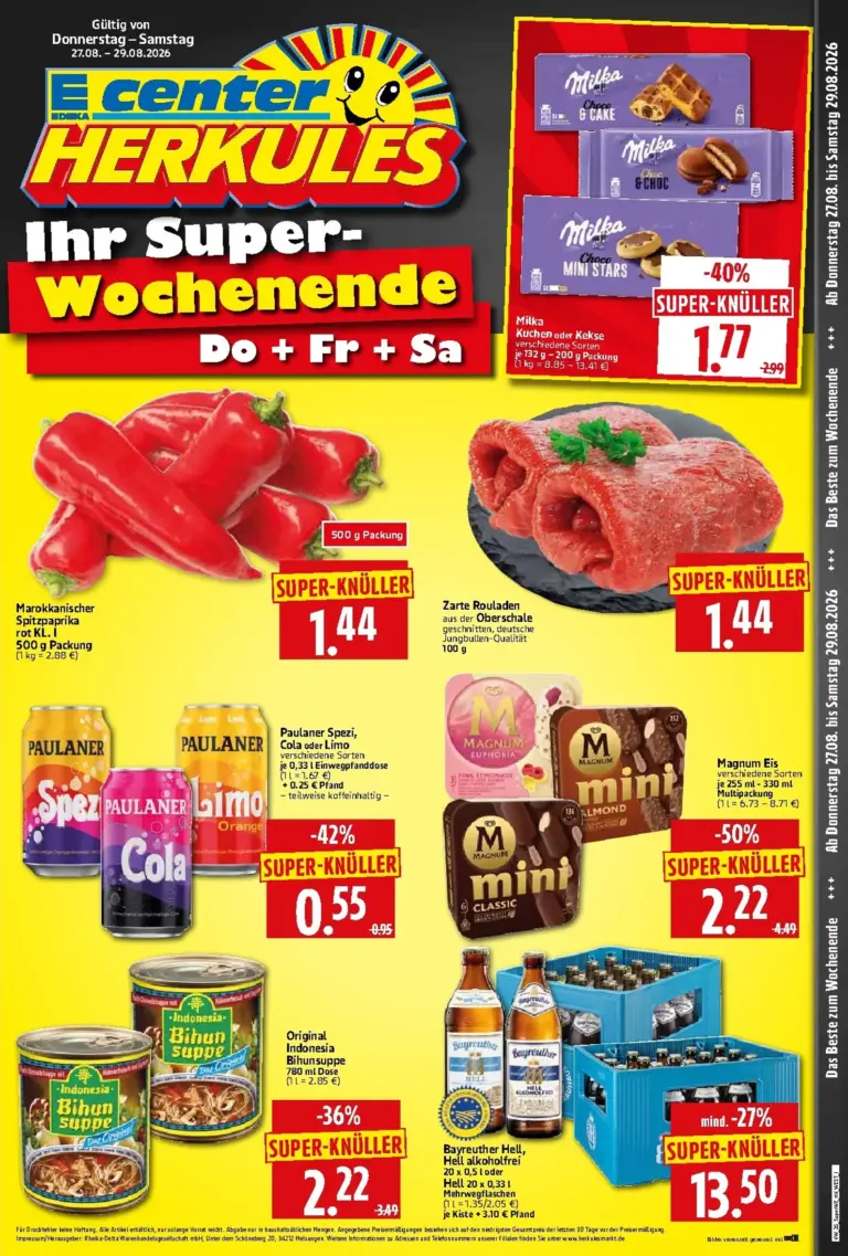 Herkules Prospekt ab 27.08.2026