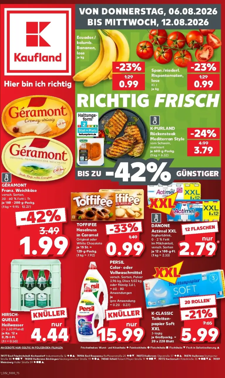 Kaufland Prospekt ab 06.08.2026