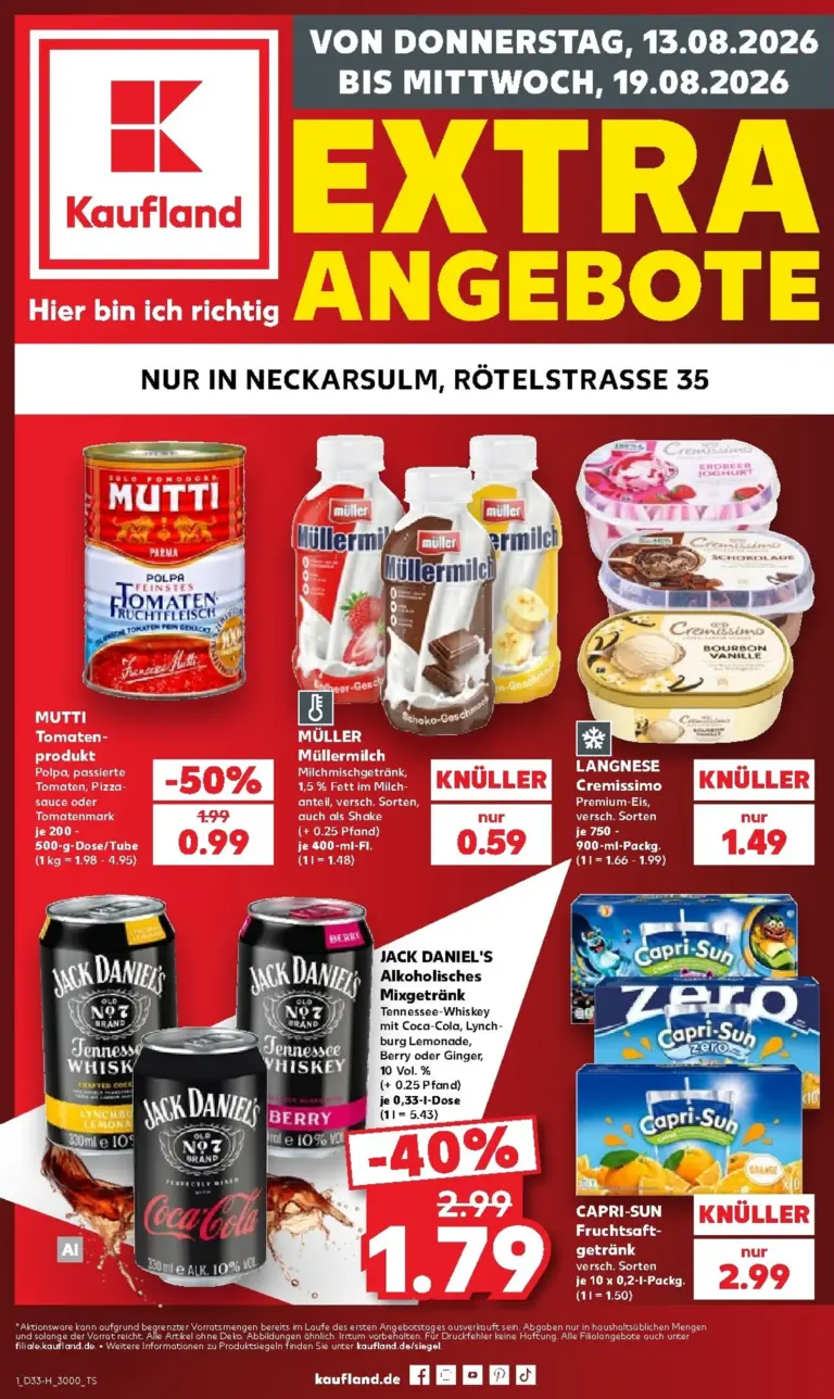 Kaufland Prospekt ab 13.08.2026