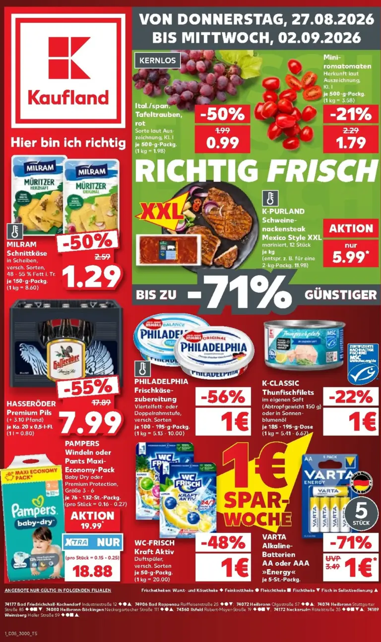 Kaufland Prospekt ab 27.08.2026