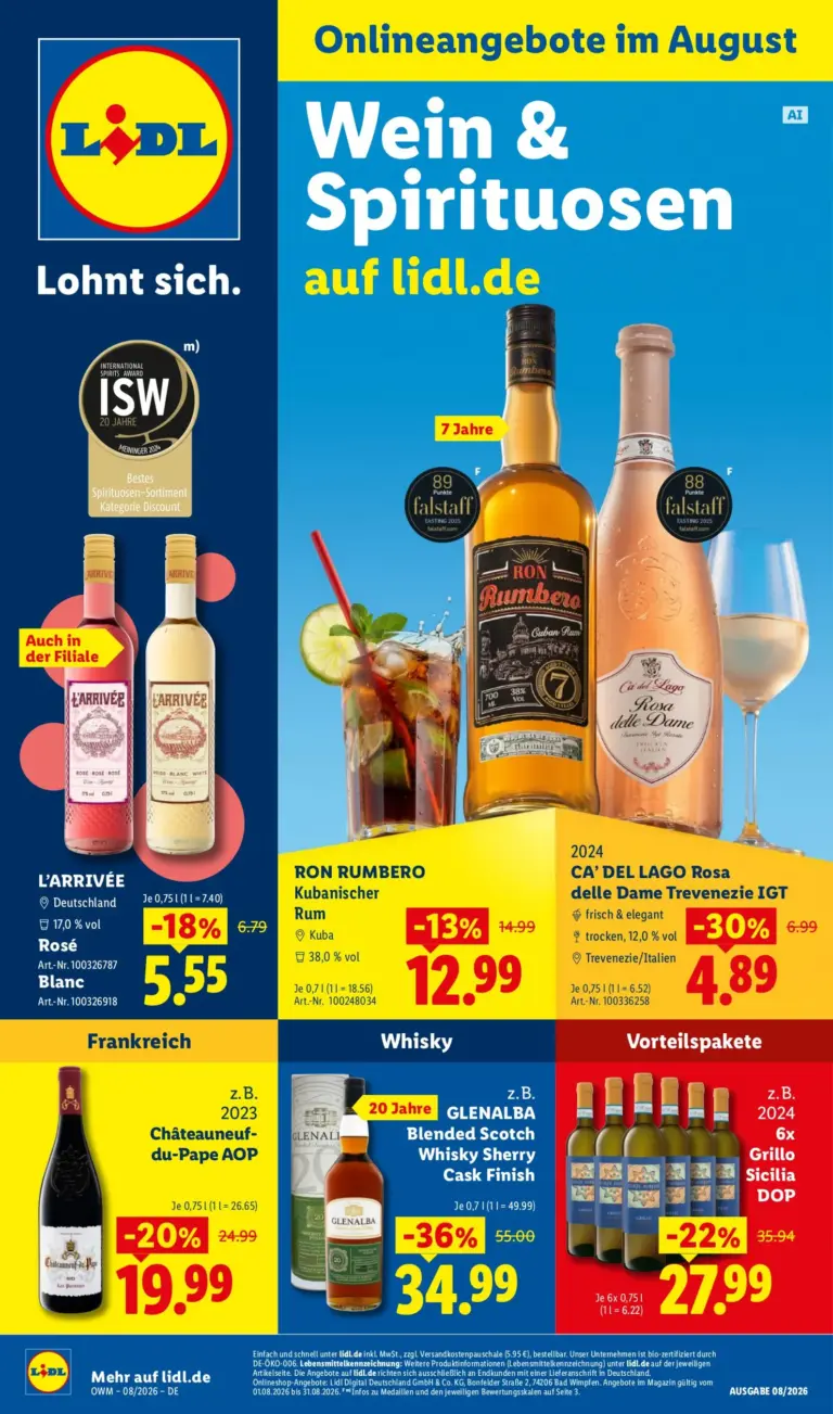 LIDL Prospekt ab 01.08.2026