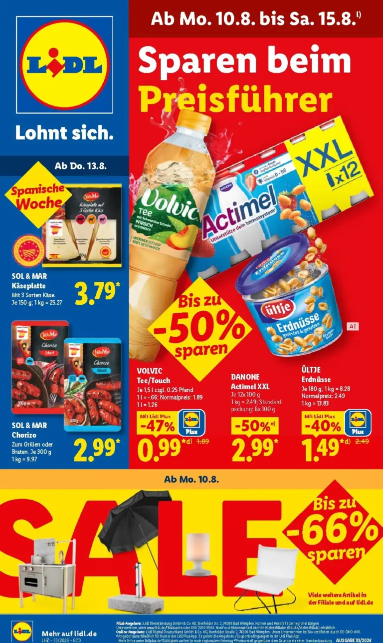 LIDL Prospekt ab 10.08.2026
