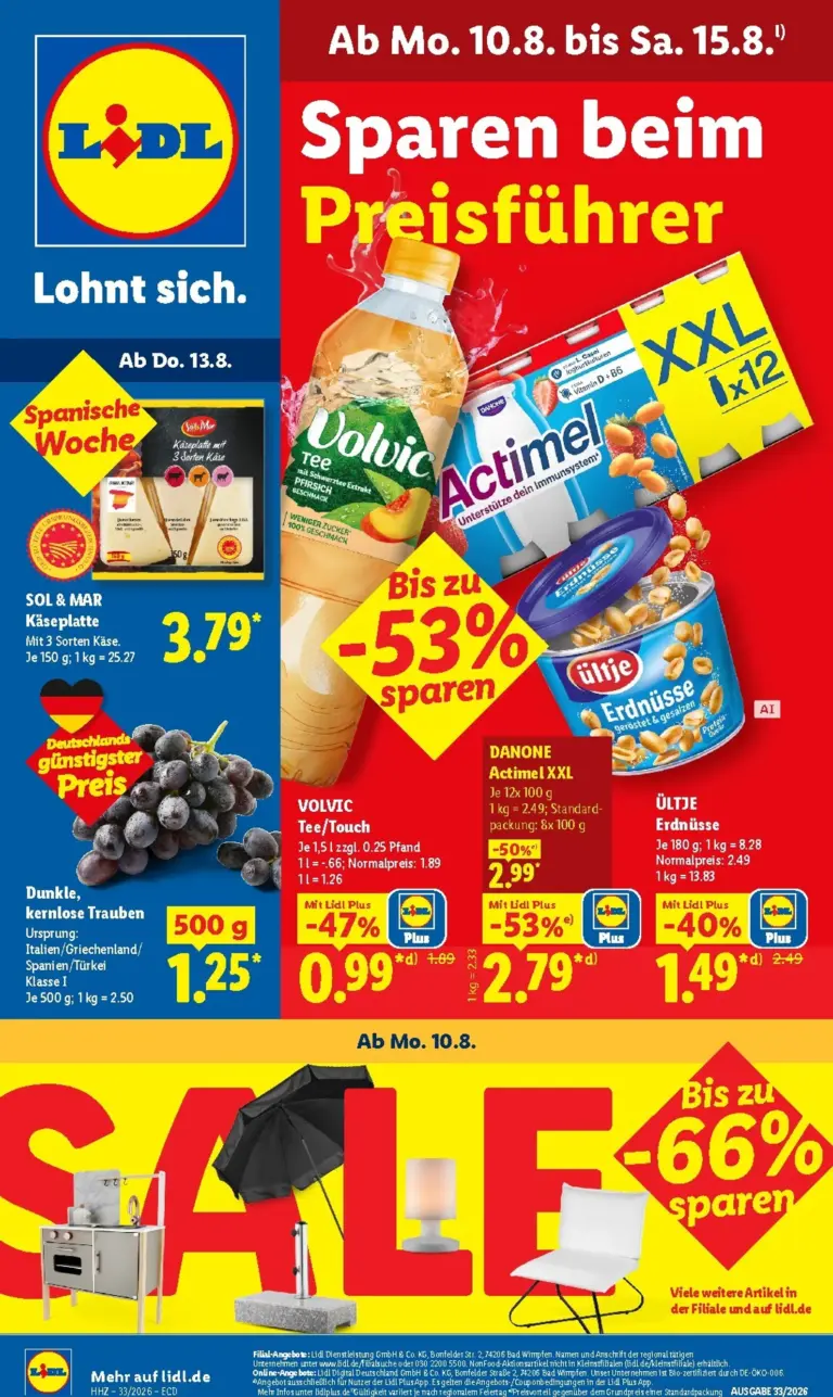 LIDL Prospekt ab 10.08.2026