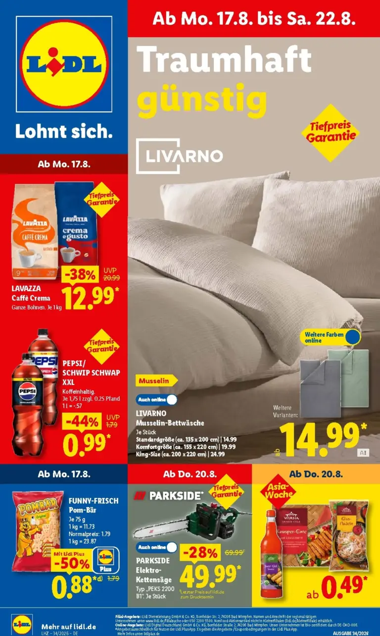 LIDL Prospekt ab 17.08.2026