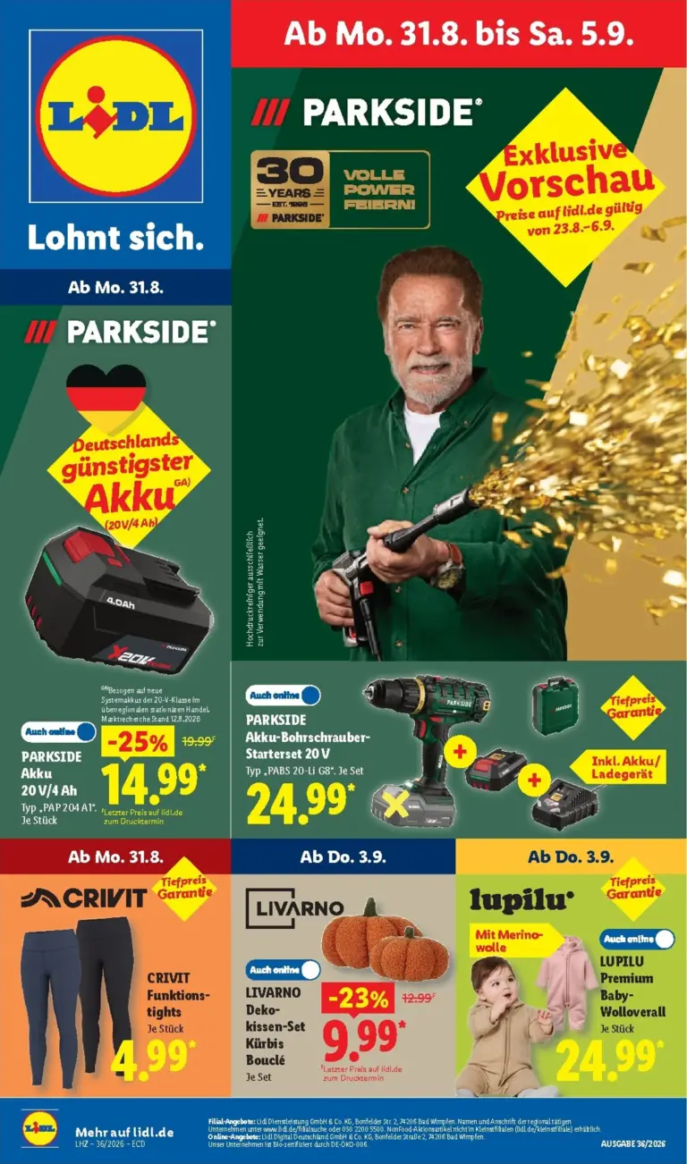 LIDL Prospekt ab 31.08.2026