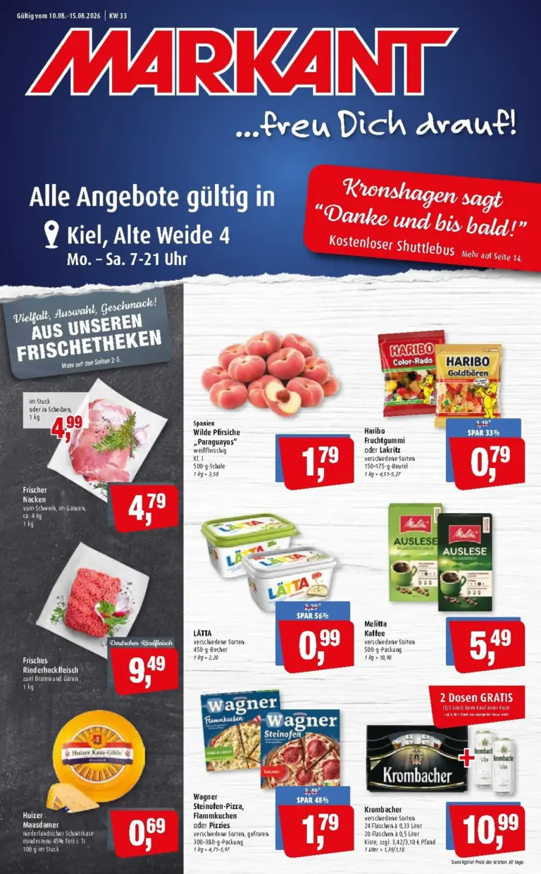 Markant Prospekt ab 10.08.2026