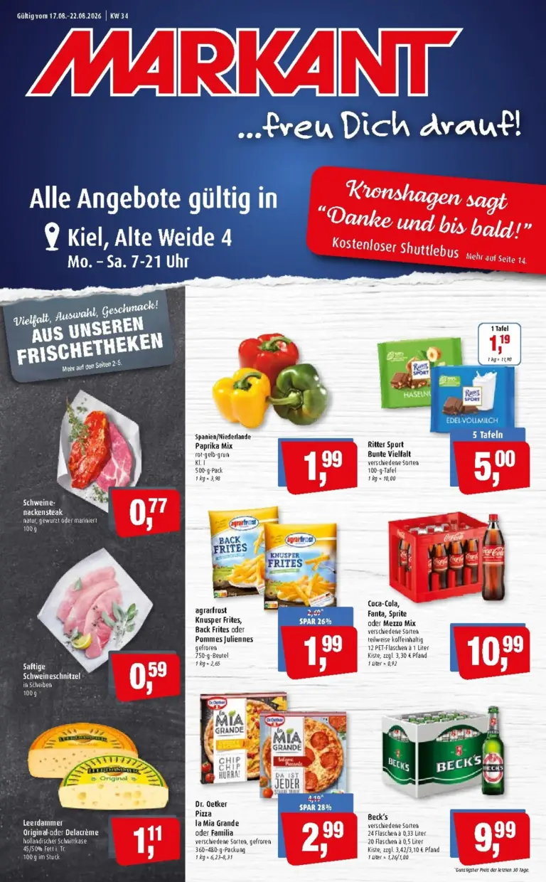 Markant Prospekt ab 17.08.2026