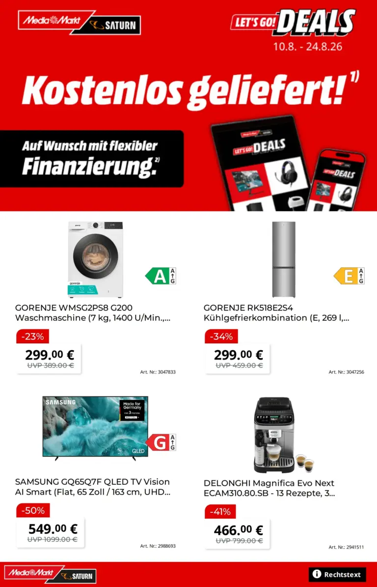 MediaMarkt Prospekt ab 10.08.2026