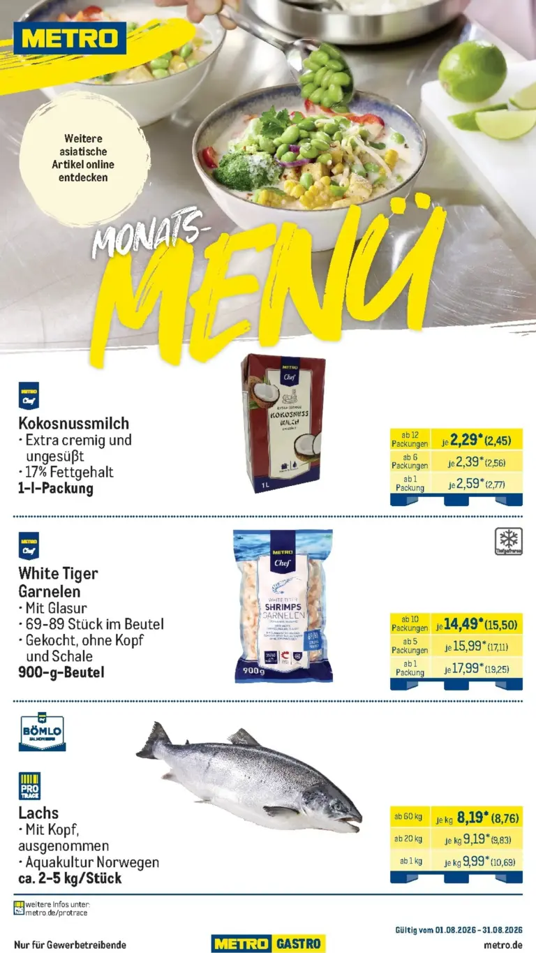 METRO Prospekt ab 01.08.2026
