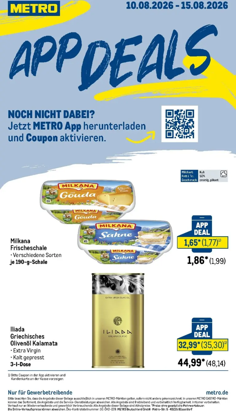 METRO Prospekt ab 10.08.2026
