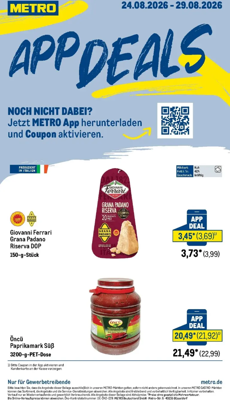 METRO Prospekt ab 24.08.2026