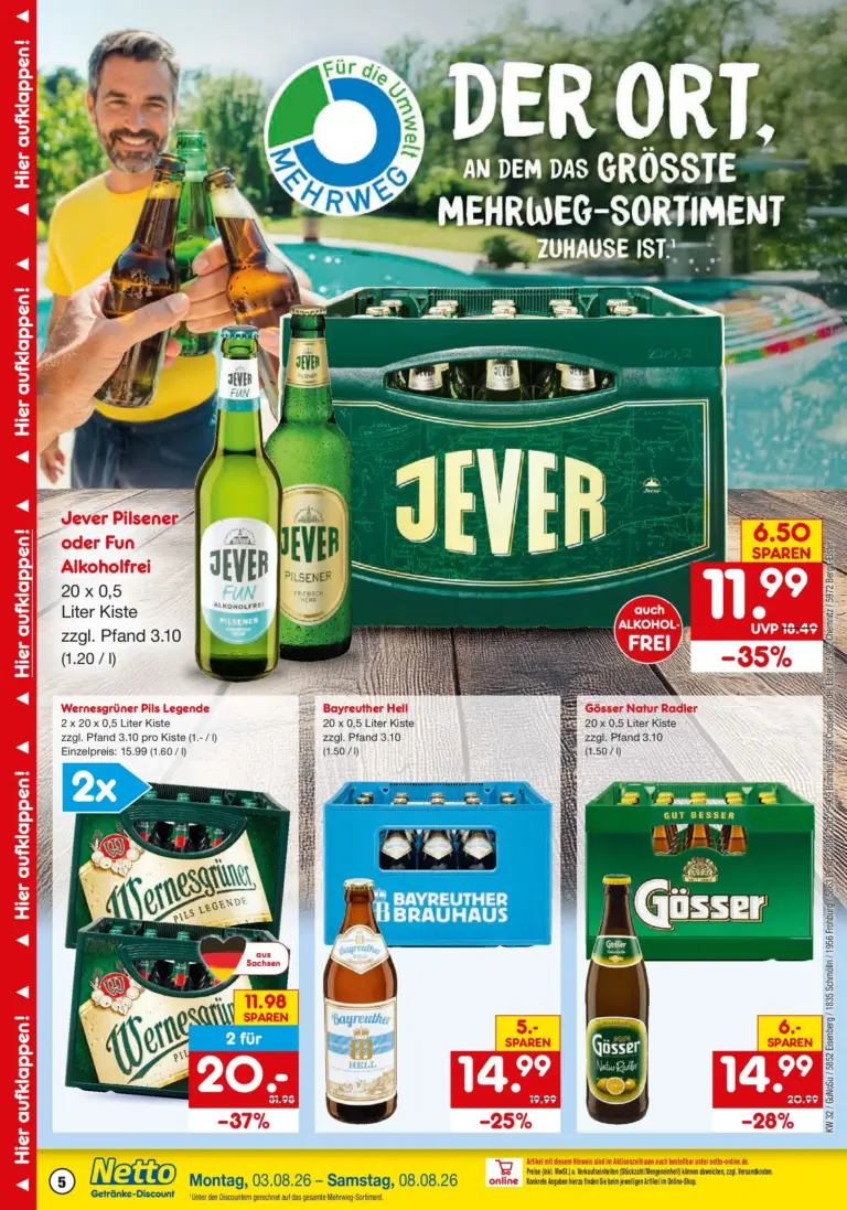 Netto Marken-Discount Prospekt ab 01.08.2026