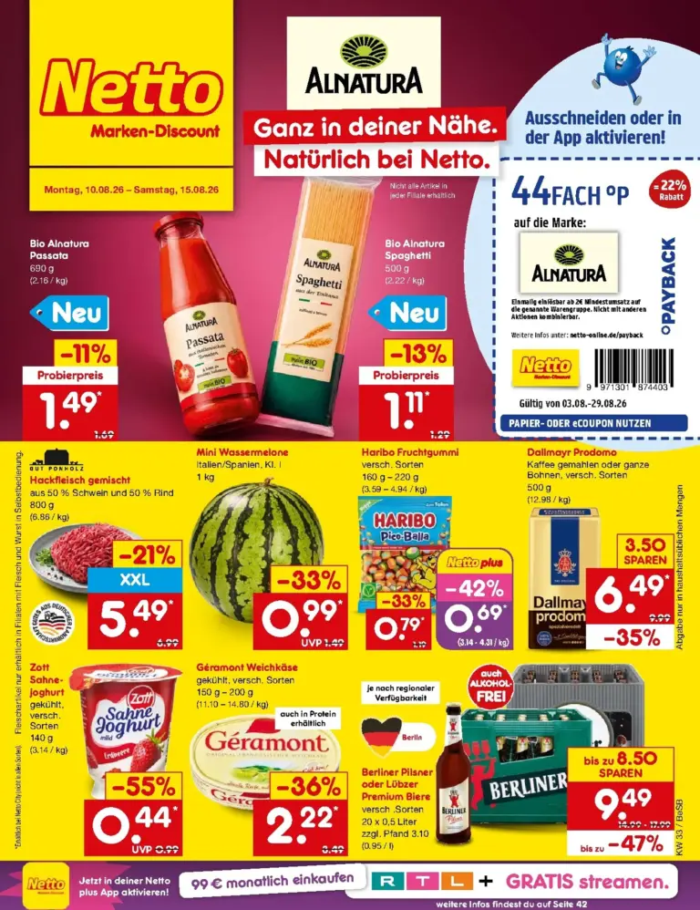 Netto Marken-Discount Prospekt ab 10.08.2026