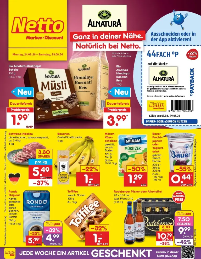 Netto Marken-Discount Prospekt ab 24.08.2026